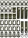 35 Pieces Molle Attachments Kit Molle Backpack Webbing Strap and Tactical D Ring Gear Clipfor Dominators Tactical Vest Belt (Style D)