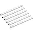 uxcell 6063 Aluminum Square Tube, 10mmx10mmx1mm Wall Thickness 200mm Length Seamless Straight Pipe Tubing 6 Pcs