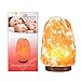 Wuudi Natural Hand Carved Crystal Himalayan Rock Salt Lamp with Amber light, Dimmer Control