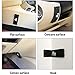 leeken Gun Magnet Mount with 3M Tape & Holster- Multi Angle Adjustable Design Never Damage car or Desk-Rubber Coated 43 Lbs Rated -Concealed Holder for Handgun,fit for All Surface (2 Pack)