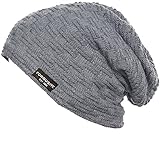 Z&s Stylish Men's Warm Oversized Winter Beanie Knit Hat