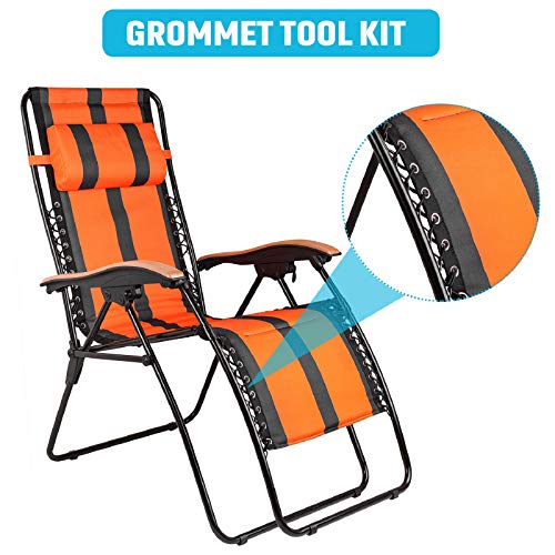 Pangda Grommet Tool Kit, Grommet Setting Tool and 100 Sets Grommets