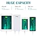 Power Bank 30000mAh, BONAI (Huge Capacity)(Flashlight)(Outdoor) 5.6A Output External Battery Pack, Polymer Fast Portable Charger Compatible iPhone Xs Max iPad Tablet Samsung Android with Cable-White