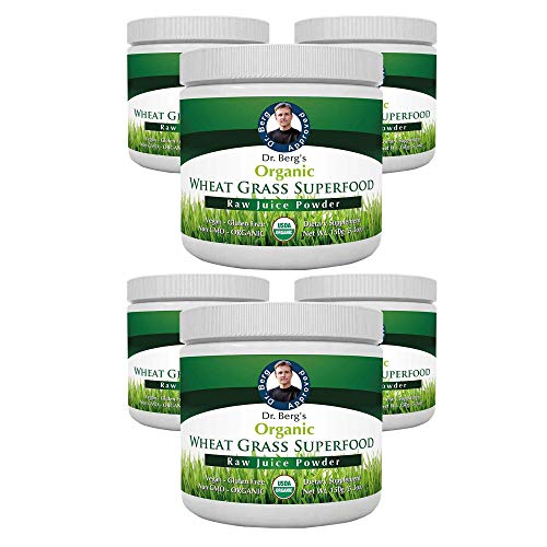 Dr. Berg's Wheat Grass Juice Organic Superfood Powder Raw & Ultra