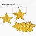 Star Banner Garland Decorations Stars Paper Birthday Party Banner Twinkle Hanging Bunting Banner Gold Glitter Sparkling Star Garland For Wedding Christmas Halloween Photo Booth Props Golden 4 Pack