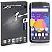 IDOL 3 Screen Protector, LK [Anti Scratch] Premium 0.33mm 2.5D Rounded Edge 9H Tempered Glass Screen Protector for Alcatel OneTouch IDOL 3