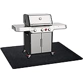 Brinman Under Grill Mat,Premium 36"x48"Absorbent Oil Protective mats for Deck &Patio,Grill Mat for Deck,Under Grill Floor Pad to Protect Deck,BBQ Mat for Under BBQ,Waterproof,Reusable