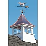 Accentua Charleston Cupola with Rooster Weathervane, 24 in. Square, 55 in. High