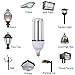 36W 38W 40W LED Corn Light Bulb,E26 Medium Screw Base,Street and Area Light,175Watt Equivalent,Metal Halide High Pressure Sodium Replacement,4300lumen,5000K Daylight,360°Flood Light,ETL Listed