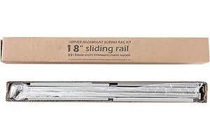 RackChoice 18" Universal Ball Bearing Sliding Rail Kit - for 2U/3U/4U/5U rackmount Server Chassis Load Capacity 70 Lb