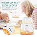 Babebay Baby Bottle Warmer, Deluxe Bottle Sterilizer & Smart Thermostat 4 in 1, Evenly Warm Breast Milk or Formula, Real-time Temperature,LCD Monitor,Fast Heating [2018 Most Genius Gifts]