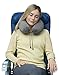 TRAVELREST Travel Essential Neck Pillow - Memory Foam, Washable Micro-Fiber Cover, Soft and Comfortable Head Support for Long Flights, Compact, Attaches to Luggage, Airplanes, Cars, Bus - (Grey, Curl)