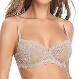 Wingslove Women's Lace Bra Beauty Sheer Sexy Bra