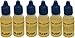 6 Bottles 22K Gold Metal Test Acid Karat Testing Liquid Solution Jewelry Tester