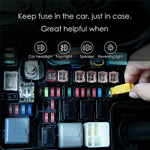 242pcs Auto Car Blade Fuses Standard & Small Size Assorted Sets 2A 3A 5A 7.5A 10A 15A 20A 25A 30A 35A 40A, OUHL Mini Automotive Replacement Fuse Assortment Kit with Puller for Boat RV SUV
