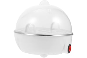 MUELODSIC Single Layer Egg Steamer Capacity Automatic Power Off Cooker with Transparent Cover Lightweight and