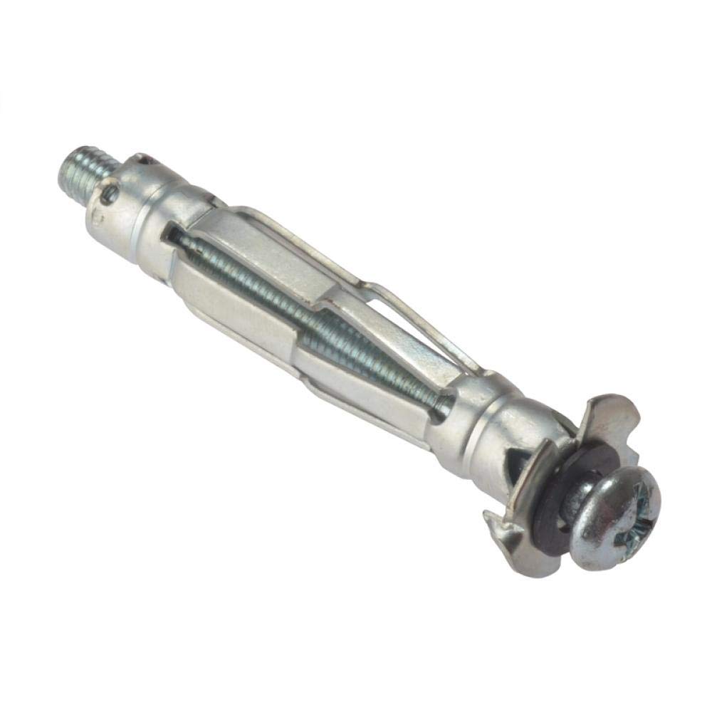 ForgePack Metal Cavity Anchors | M6 x 52mm | Zinc Plated | Pack 6