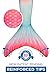 Fin Fun Limited Edition Mermaid Tail for Swimming for Girls and Kids with Monofin, 12, Bahama Blush