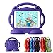 Lioeo iPad 2 3 4 Cases Durable Cute Foam Childproof Shock Proof Protective Kids Cover Case with Stand and Carrying Handle for Apple iPad 2 3 4 9.7 Inch Screen - Not for ipad Air or ipad Mini (Purple)