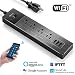 Smart Power Strip Alexa, SENDOW Wifi Surge Protector 4 AC Outlets 3 USB Ports Smart Outlets with Overload Switch/Timer/Wireless Voice Remote Control by Amazon Echo/Google Home primary