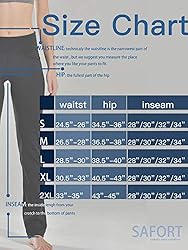 Safort 28" 30" 32" 34" Inseam Regular Tall Straight