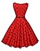 GRACE KARIN Pin Up Vintage Sundress for Women Sleeveless, Floral-7, Size 2X Plus
