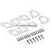 For Nissan 300ZX Performance 3-1 Design 2-PC Stainless Steel Exhaust Header Kit (Polished Chrome) NT