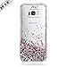 Galaxy S8 Case, Caka Galaxy S8 Glitter Case Luxury Fashion Bling Flowing Liquid Floating Sparkle Glitter Soft TPU Case for Samsung Galaxy S8 (Rose Gold)
