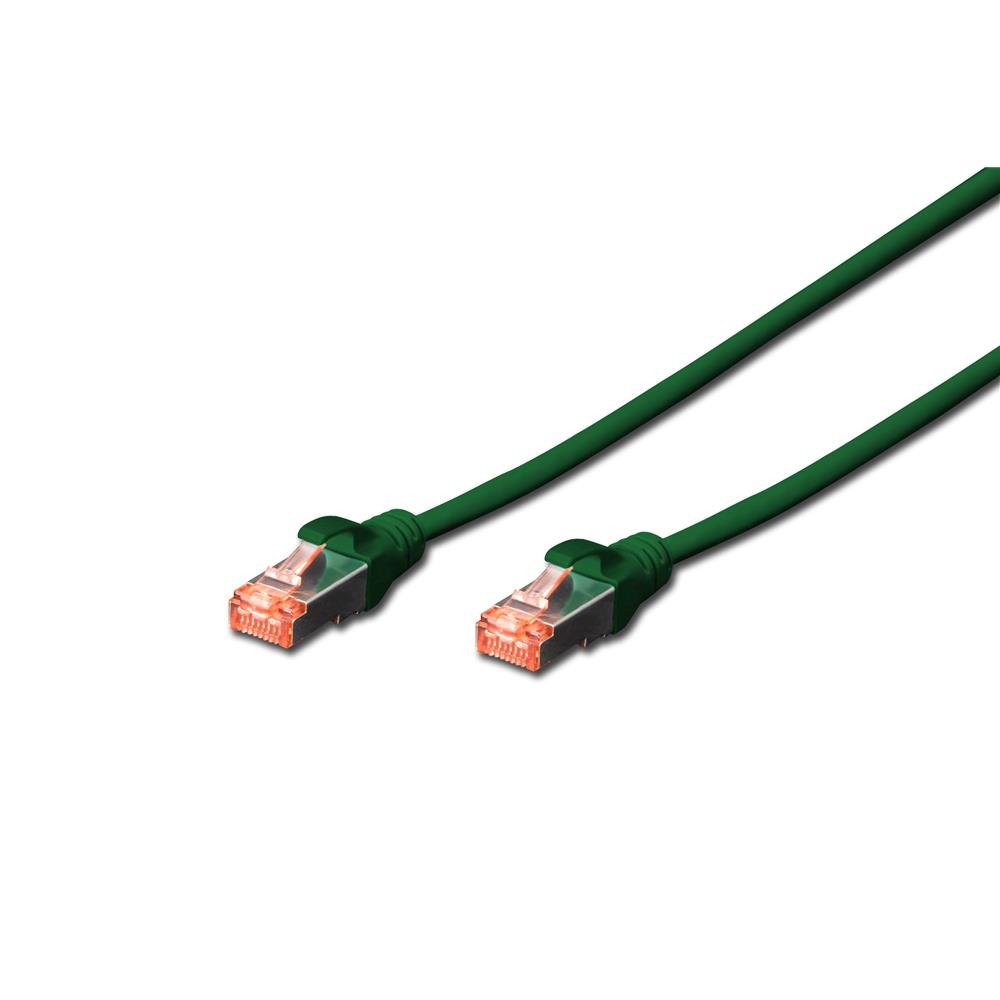 Digitus Patchkabel RJ45 S/FTP Cat6 1,00m gr? +Hebelschutz Ethernet Cable