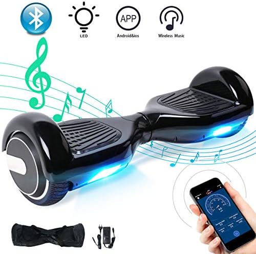 TOEU Hoverboard Silicone Case for 6.5" Segway, Self Balancing Scooter Protector Case