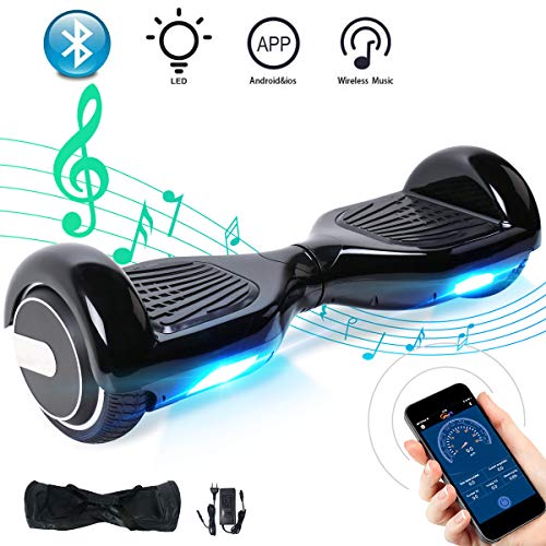 TOEU Hoverboard Silicone Case for 6.5" Segway, Self Balancing Scooter Protector Case