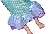 Newland Girl's Kids Little Mermaid Princess Party Dress Costume (120CM(5-6Y)-Size L)