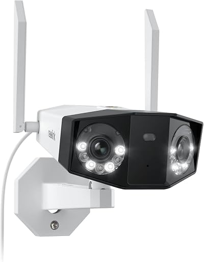 Reolink 4K Outdoor Security Camera 180° Wide Angle Duo 2 Series Plug-in Wi-Fi