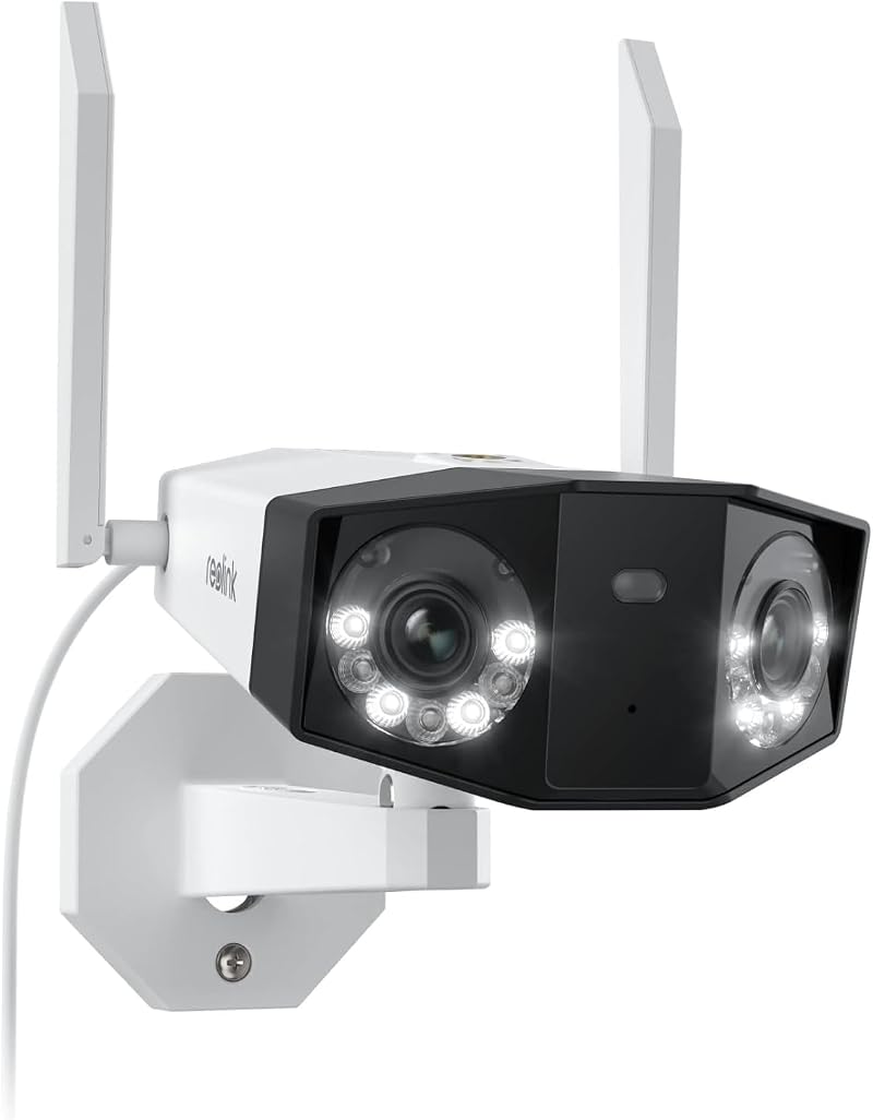 Reolink 4K Outdoor Security Camera 180° Wide Angle Duo 2 Series Plug-in Wi-Fi