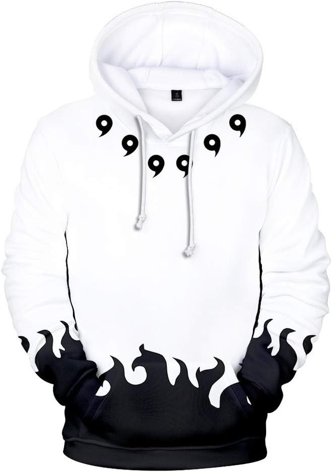 Naruto Hoodie Boy's Hoodies 3D Funny Printed Girl's Long Sleeve Pullover Fleece Sweatshirt with Pocket for Kids 2-13Y Age 2 3 5 6 10 11 12