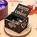 Game of Thrones Music Box Wooden Engraved Wood Main Theme GOT Winter is Coming for Fan Birthday Gift