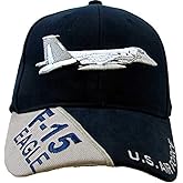 Air Force Caps 'F-15 Eagle' Ball Cap, Black, Adjustable