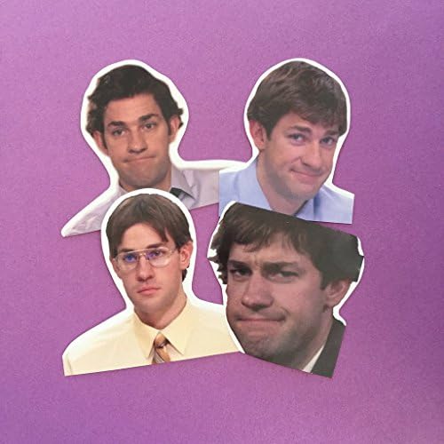 Jim Halpert The Office Sticker Set