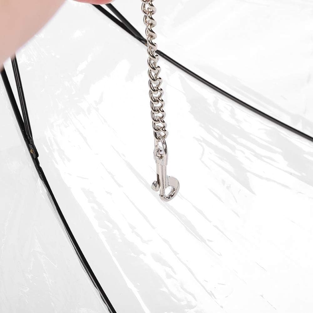 Zerodis Portable Transparent Pet Umbrella with Pulling Leash, Assemble Type Dog Cat Umbrella for Dogs and Pet Lover (Transparent) - Image 4