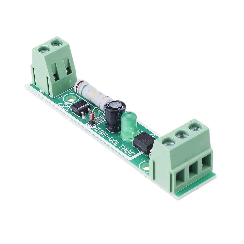 DollaTek AC 220V Microcontroller TTL Level Optocoupler Isolation Module SCM Testing Board for PLC 1 Channel - Image 3