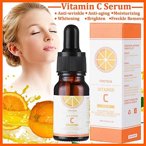10ml Vitamin C Hyaluronic Acid Moisturizing Retinol Facial Anti Aging Serum