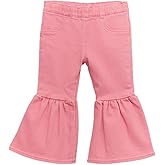 Wrangler Girl's Infant Pink Pull Up Flare Jean