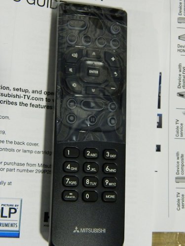 Mitsubishi Original Remote Control 290P175B10 3336BC1-000-R (Originally supplied with LT-40151 LT-40153 LT-46151 LT-46153 LT-52151 LT-52153 WD-60737 WD-60C9 WD-65737 WD-65837 WD-65C9 WD-73737 WD-73837 WD-73C9 WD-82737 WD-82837)