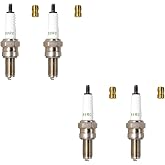 4 PCS TORCH B9RC Spark Plug Replace for NGK CR9E/6263,for Bosch 0242068500 UR08CC UR2CC, for Champion 653 8698 86981B01 G57C OE092 OE092/T10 RG4HC RG92C, for Denso 5363/IU27 5735/IU01-27 4131/U27ESR-N