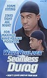 WAVE BUILDER Seamless Du-Rag BLACK
