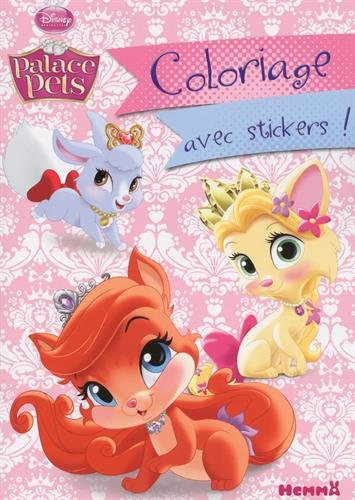 Disney - Princesse - Palace Pets - Coloriage avec stickers !