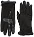 isotoner Women's Softshell Gloves with Thermaflex Core and Smartouch Technology, Small/Medium, Black