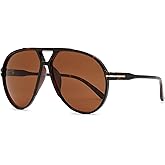 FEISEDY Retro Oversized Sunglasses for Women Men Classic 70s Trendy Sun Glasses Vintage Shades B0289
