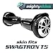 Mightyskins Skin Compatible With Swagtron T5 - Blue Flames | Protective, Durable, And Unique Vinyl Decal Wrap Cover | Easy To Apply, Remove, And Change Styles | Made In The Usa