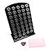 Ladieshow Snap Jewelry Display Board Button Organizer Charms Showing Stand,for 18mm Regular Sized Snap button,also for 12mm Small Snap Button